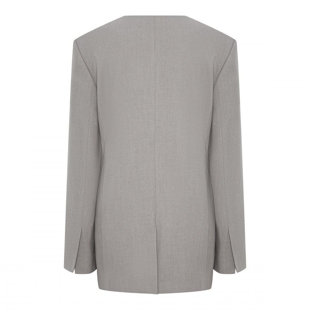 Пиджак женский светло-серый от костюма-тройка Base