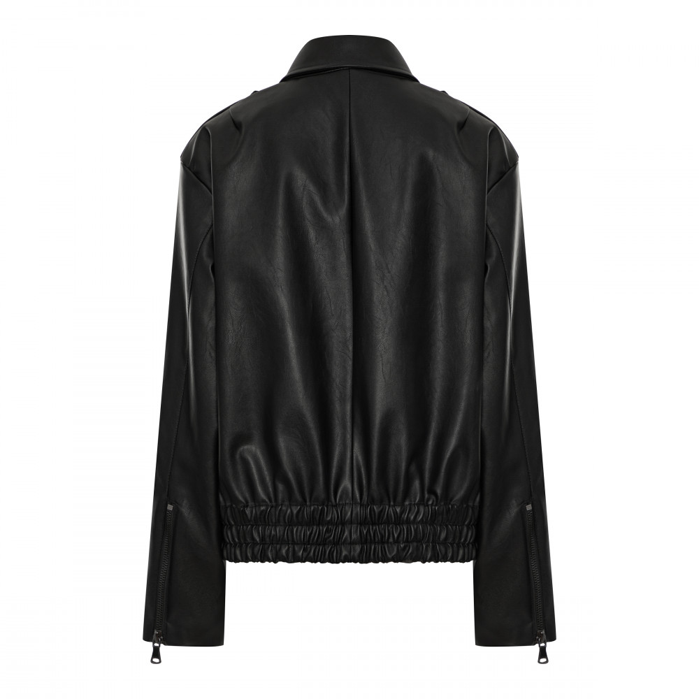 Куртка эко-кожа (Чёрная)