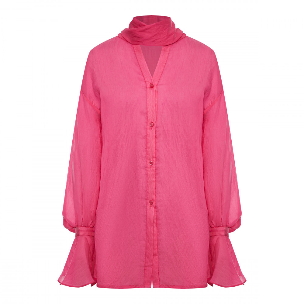 Блуза оверсайз фуксия