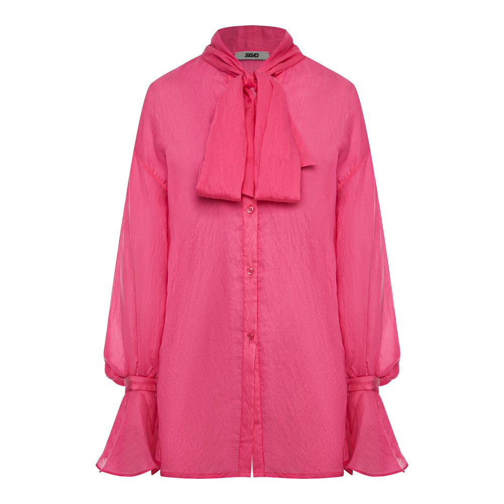 Блуза оверсайз фуксия