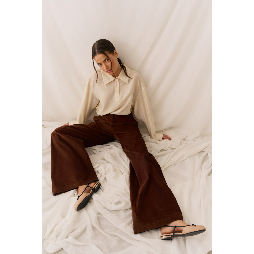 Брюки вельвет