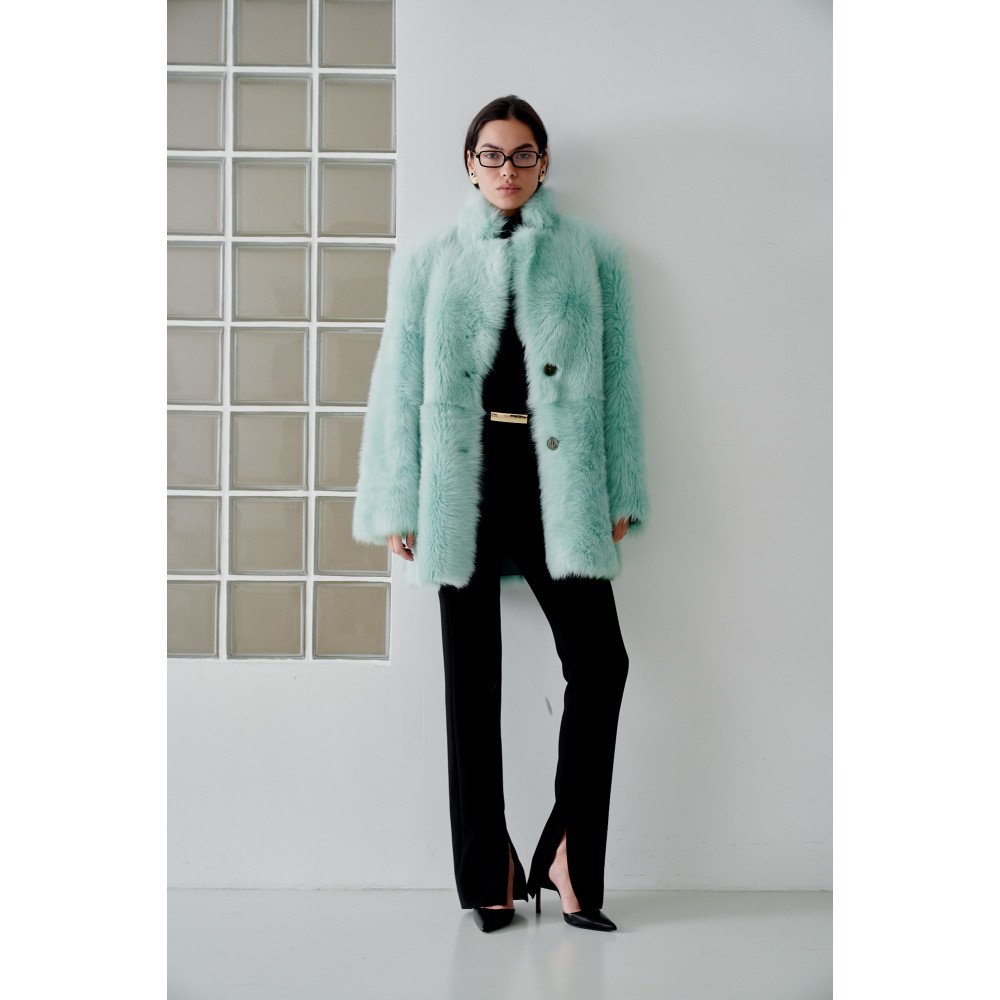 1. Шуба бирюза