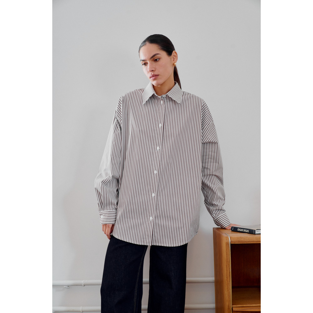 Рубашка в полоску