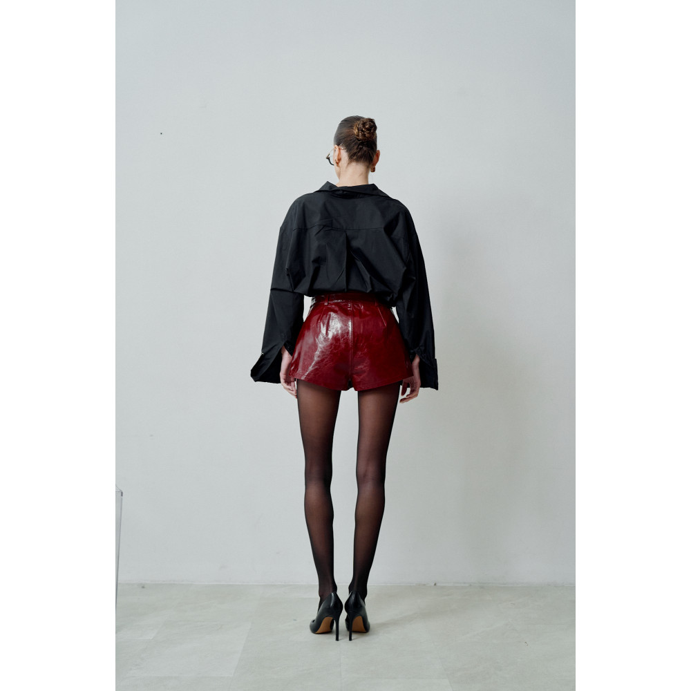 Шорты бордо